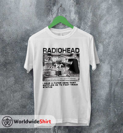 Radiohead Ice Caps Melting T-Shirt Radiohead Shirt Rock band Shirt - WorldWideShirt