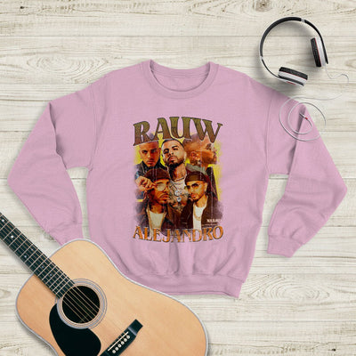 Rauw Alejandro Vintage 90s Sweatshirt Rauw Alejandro Shirt Music Shirt - WorldWideShirt