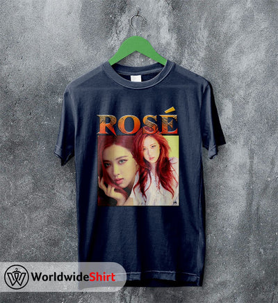 Rosé Raptee Vintage 90's T-Shirt BLACKPINK Shirt KPOP Shirt - WorldWideShirt