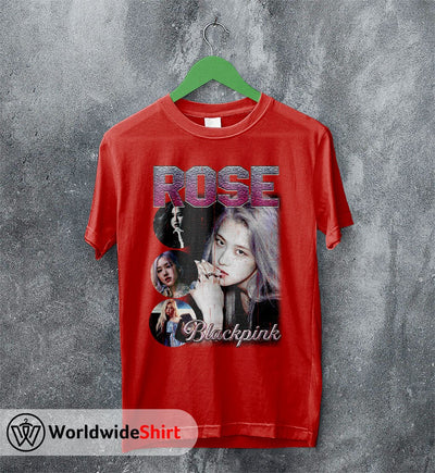 Rosé Vintage 90's T-Shirt BLACKPINK Shirt KPOP Shirt - WorldWideShirt