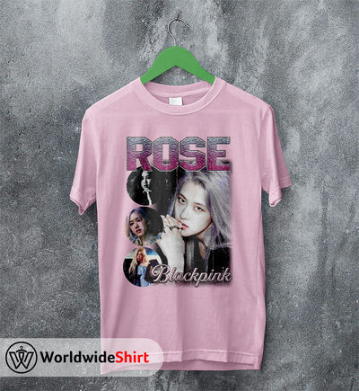 Rosé Vintage 90's T-Shirt BLACKPINK Shirt KPOP Shirt - WorldWideShirt