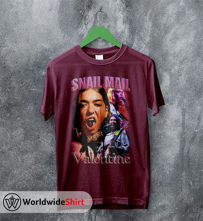 Snail Mail Valentine Vintage Raptee T shirt Snail Mail Shirt Music Shirt - WorldWideShirt