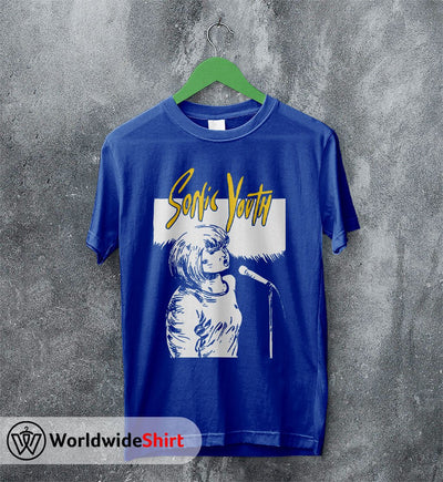 Sonic Youth Vintage Poster T-Shirt Sonic Youth Shirt Classic Rock - WorldWideShirt