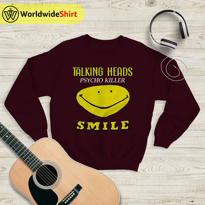 Talking Heads Psycho Killer Sweatshirt Talking Heads Shirt Music Shirt - WorldWideShirt