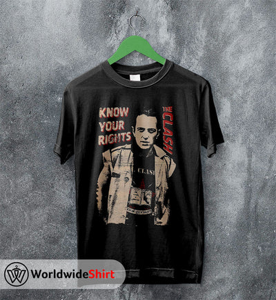 The Clash Know Your Rights Vintage T-Shirt The Clash Shirt Band Shirt - WorldWideShirt