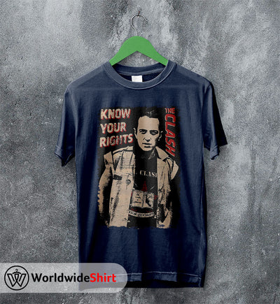 The Clash Know Your Rights Vintage T-Shirt The Clash Shirt Band Shirt - WorldWideShirt