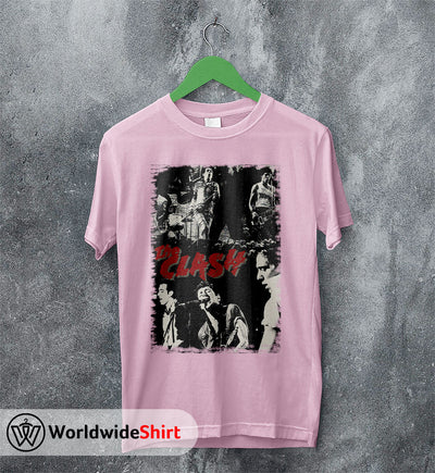 The Clash Tour 90's Vintage T-Shirt The Clash Shirt Band Shirt - WorldWideShirt