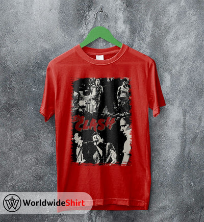 The Clash Tour 90's Vintage T-Shirt The Clash Shirt Band Shirt - WorldWideShirt