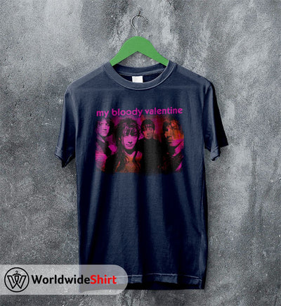 Vintage My Bloody Valentine Member T-Shirt MBV Shirt Rock Band Shirt - WorldWideShirt