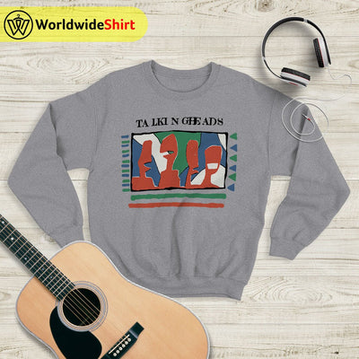 Vintage Talking Heads 1980s Sweatshirt Talking Heads Shirt Music Shirt - WorldWideShirt