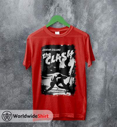 VTG The Clash London Calling T-Shirt The Clash Shirt Band Shirt - WorldWideShirt