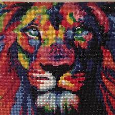 diamond painting-lion