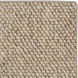 Simoon wool rug with square edging