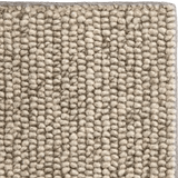 Cambric wool rug with square edging