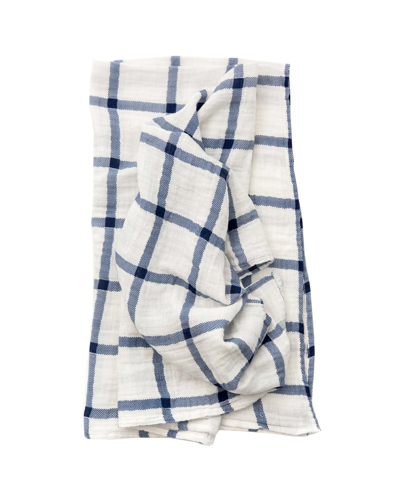 plaid swaddle