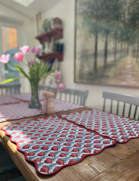 quilted placemats a simple way to add instant colour and pattern to the tabletop - sourcedbyholly napkins blog 001