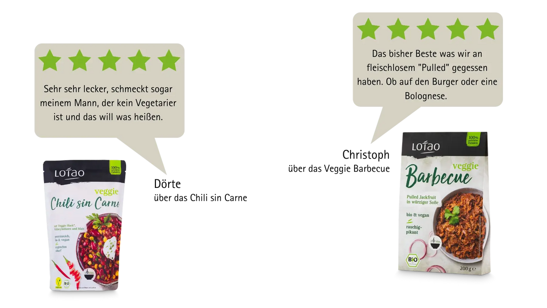 Lotao Bio-vegane Gerichte