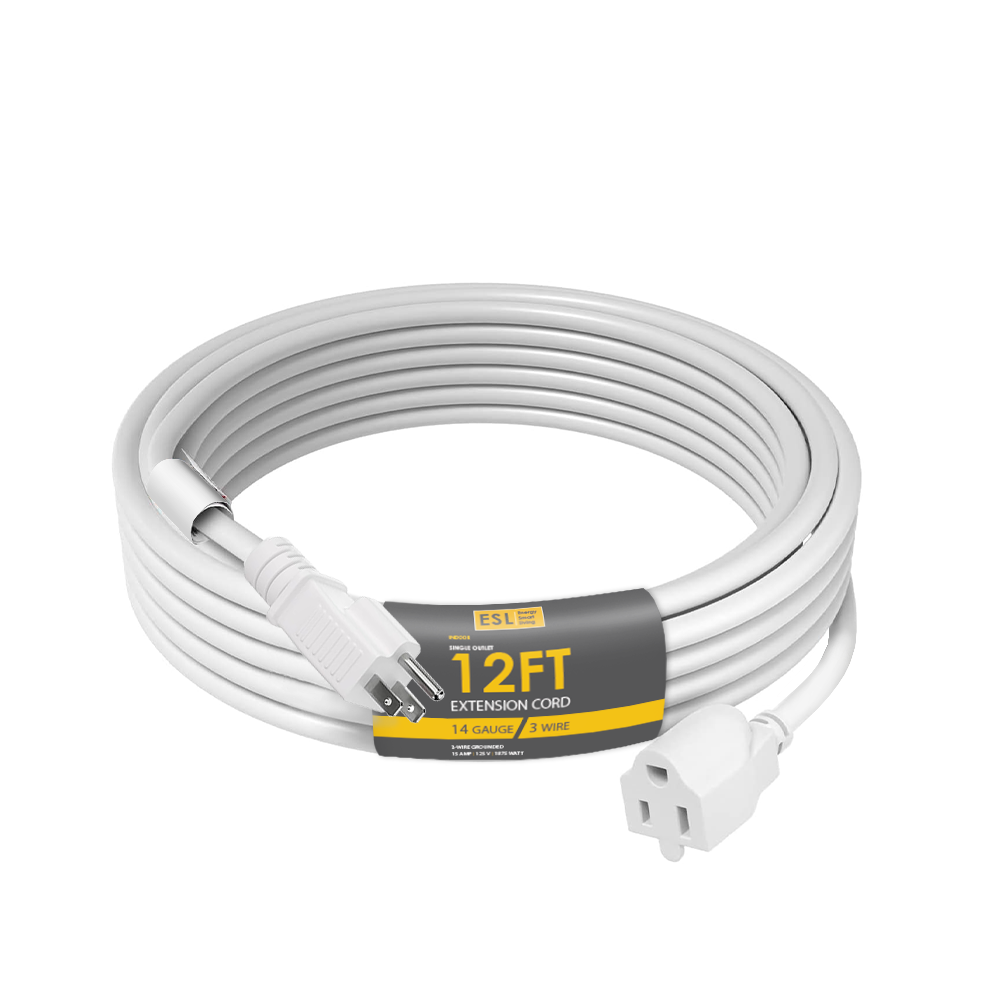 ESL 100FT Indoor/Outdoor 4 Outlet Extension Cord Reel – Enersave