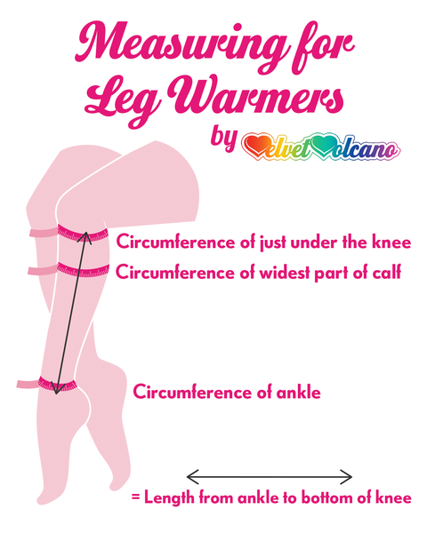 Measuring for Leg Warmers Graphic by VelvetVolcano