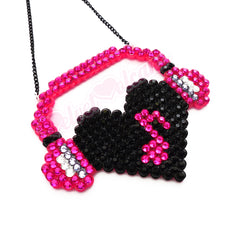 I Heart Music Necklace V.2