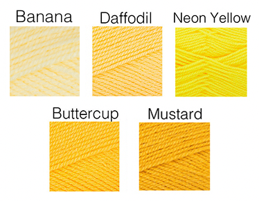 Yellow Yarn Shades