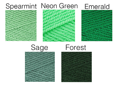 Green Yarn Shades