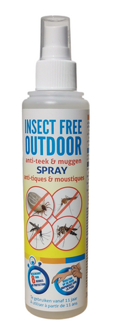 INSECT FREE 20.6 d'ICARDINE éloigne les moustiques 8 h