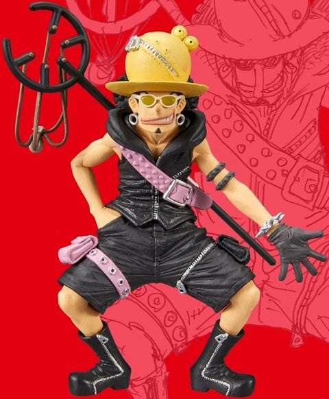 Bandai Genuine DXF One Piece Grand Line STAMPEDE Theater Version Douglas  Bullet Anime Action Figure Collect Model Toys