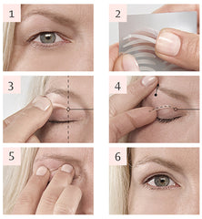 How to apply Eyelid Lifting Strips