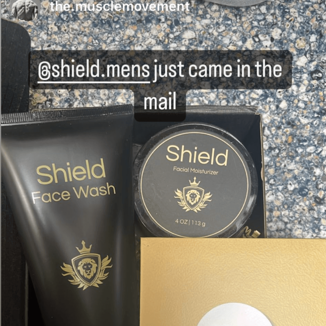 Customer with Shield