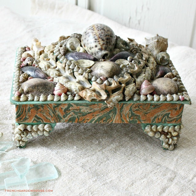 VictorianShellWorkSailorBoxo