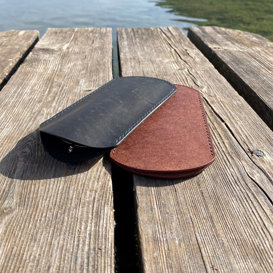 Slim Leather Glasses Case | Watch Me | many colors