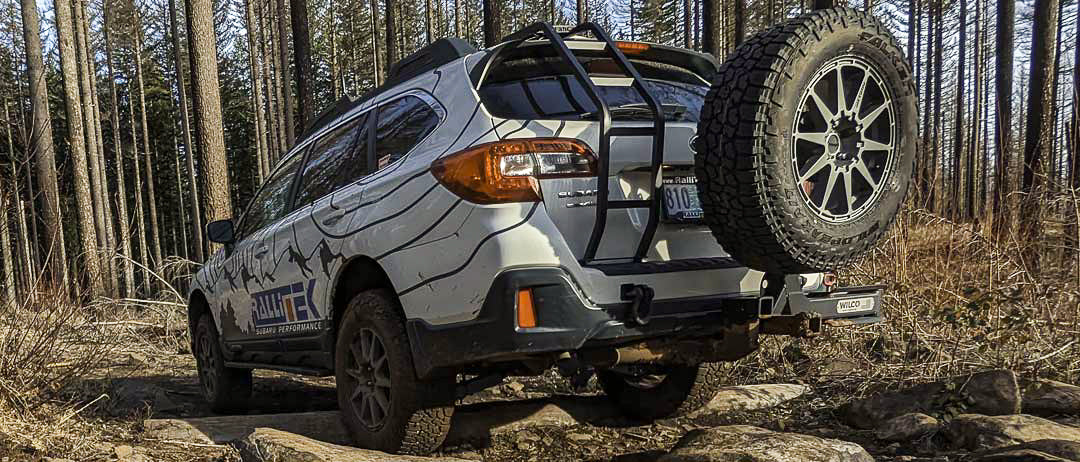 Subaru Outback Tire Rack