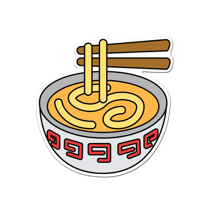 Daar moederlijk Brutaal Ramen Noodles Vinyl Sticker | Kolorspun