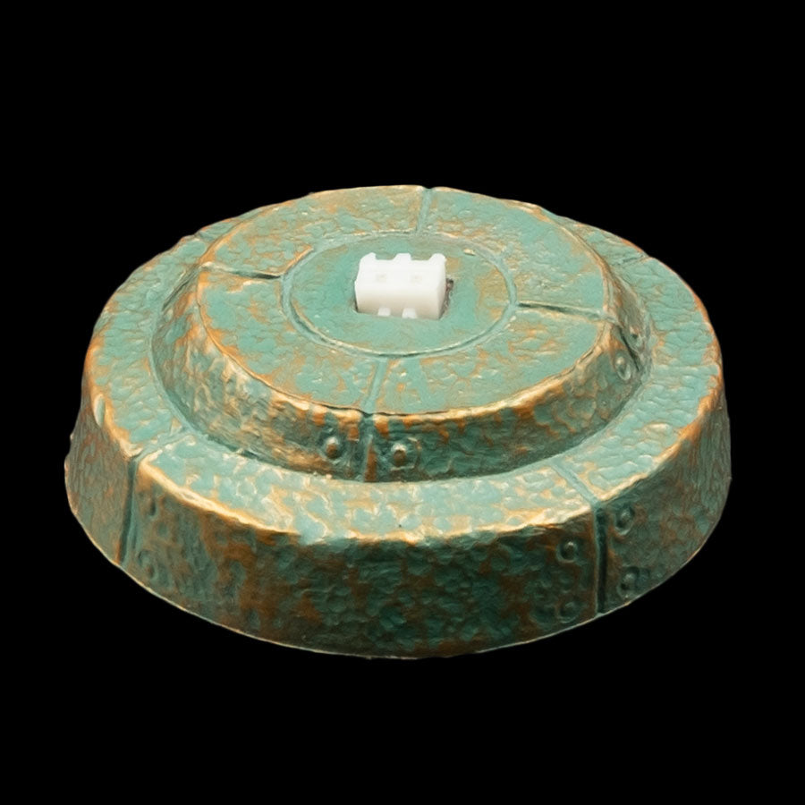 Freestanding Copper Dais - LED Socket (Unpainted)