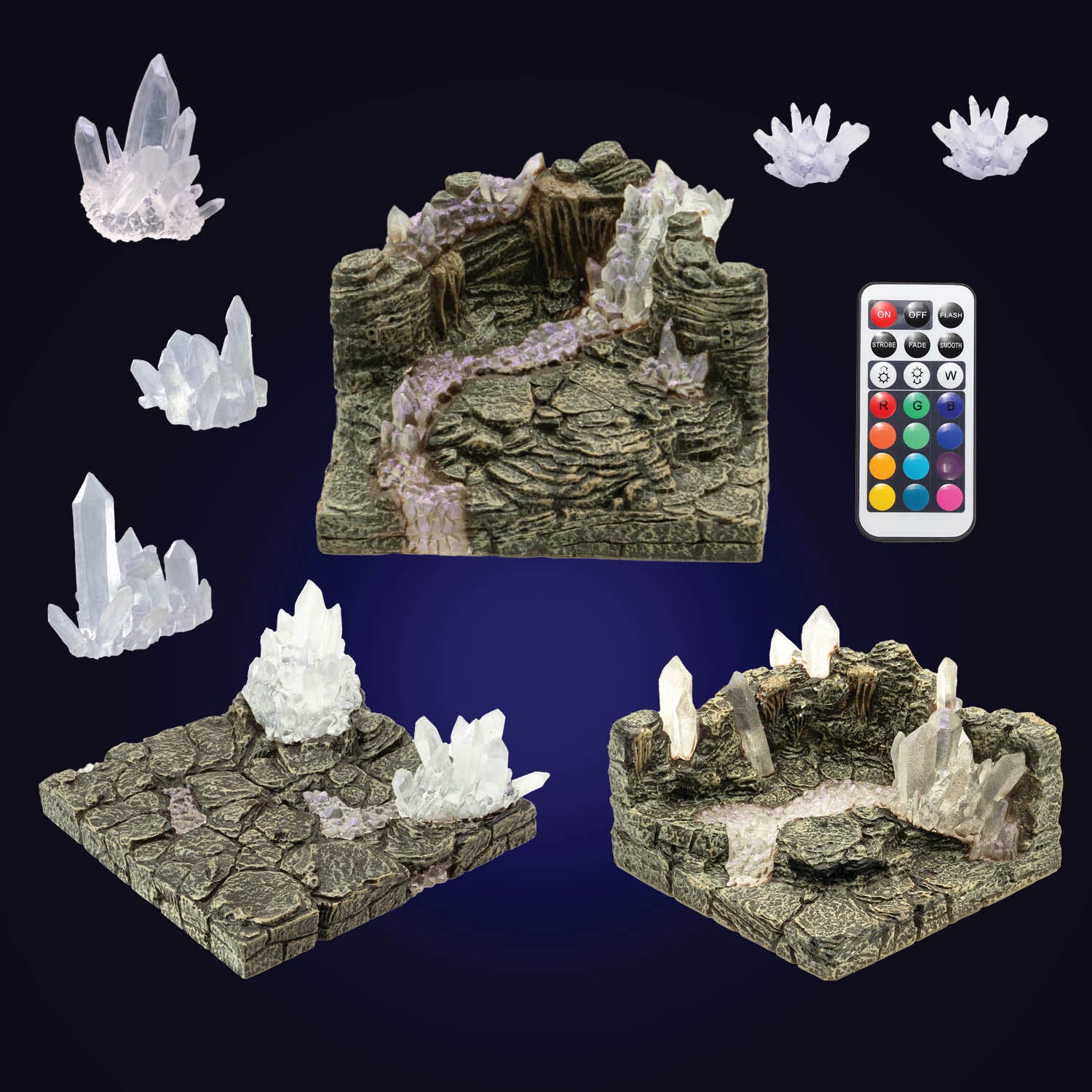 Crystal Caverns Epic Elements - Standard Cavern (Painted) - Dwarven Forge product image