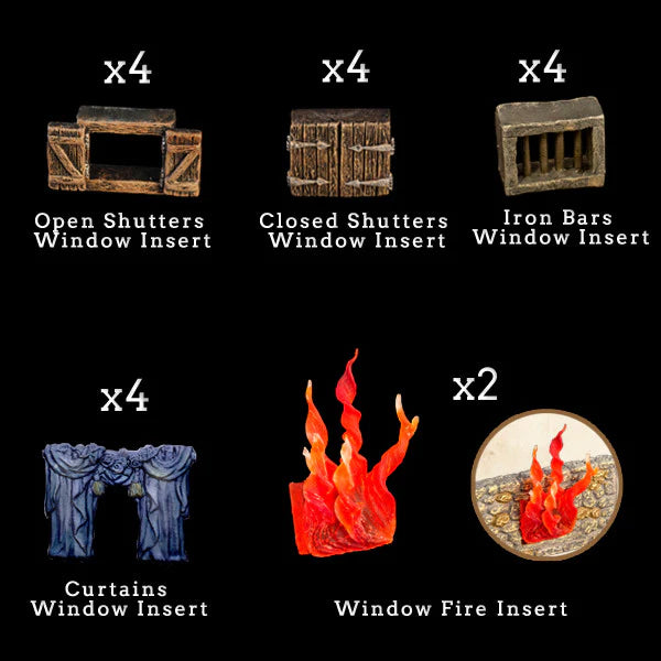 Window Dressings (Unpainted)