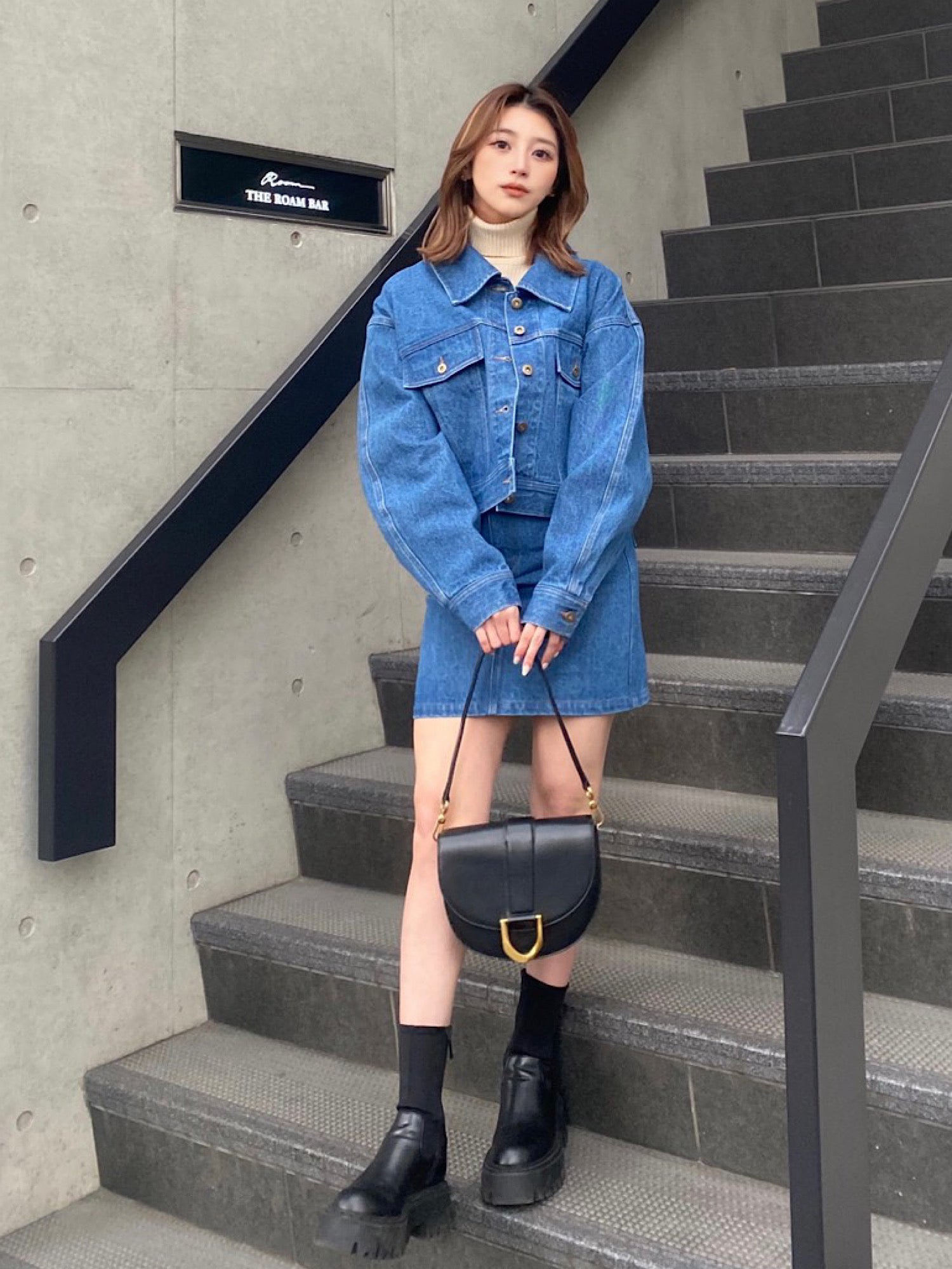 Big collar denim JK メゾンマーブル | www.chicshabu.com