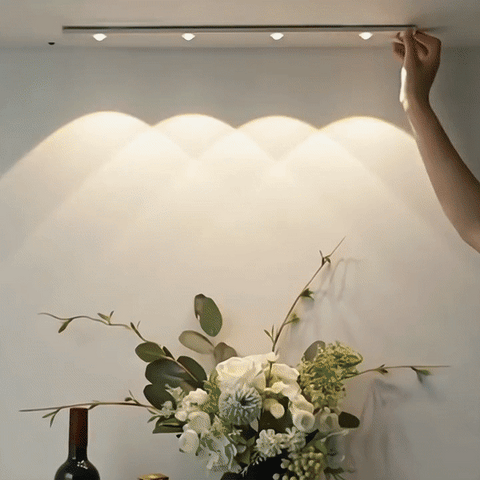 Lampe réglette ultra fine LED sans fil avec détecteur de mouvement