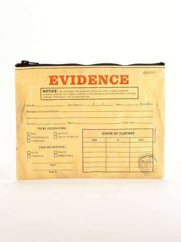 Evidence Zipper Pouch in Recycled Material - $6.99