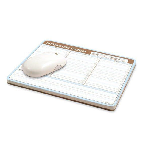 Information Central Paper Mousepad Notepad