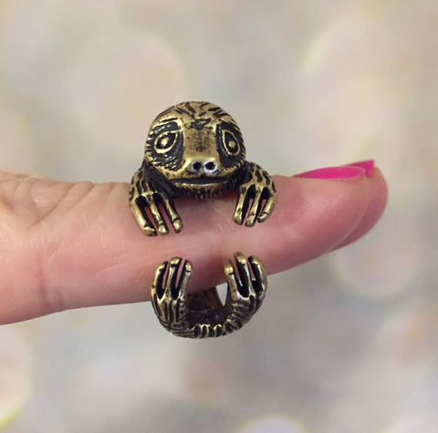 The Ring of Sloth – One-Size Adjustable Sloth Ring - $8.95