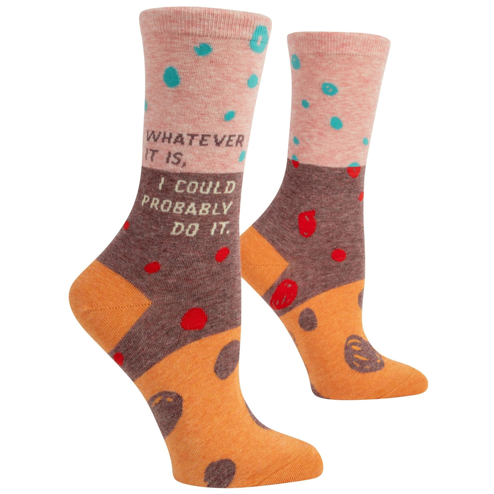Whatever It Is I Could Probably Do It Women's Crew Dress Socks – The ...