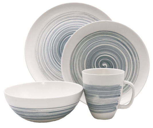 Canvas Home Charmouth Mug - Grey - set of 4,  Tableware