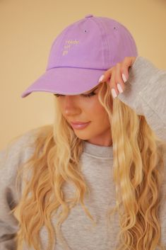 lilac color: cap