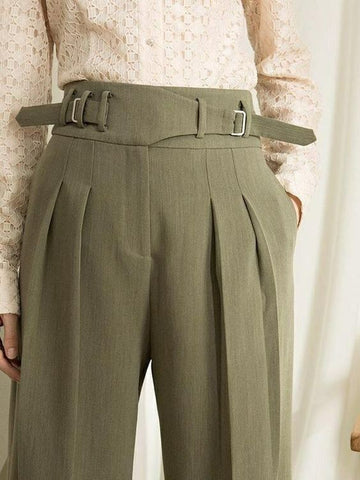 trouser designs: pleated