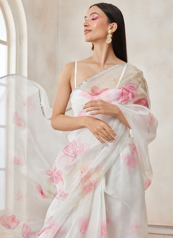 summer saree: organza