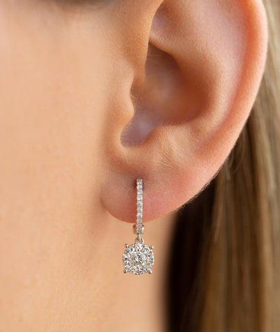 diamond jewellery : earrings