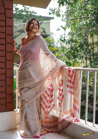 summer saree: linen