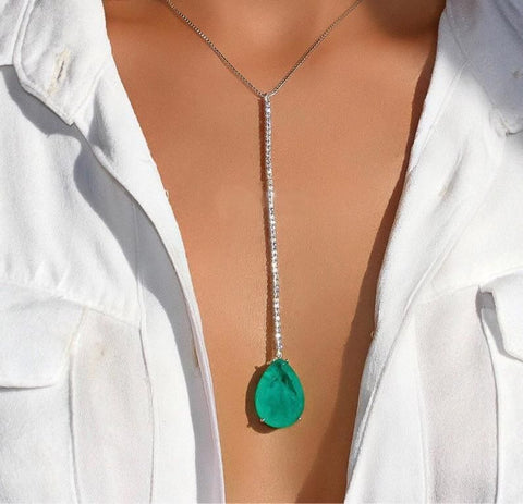 emerald stone: pendant